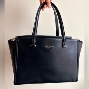 SOLD!! Kate Spade  Black Saffiano Leather Tote Bag